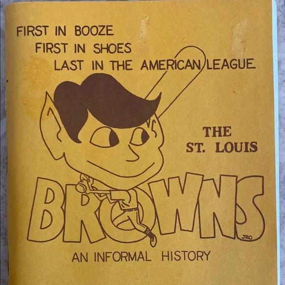 The St Louis Browns Baseball Book by Bill Borst (Signed) - Picture 1 of 4